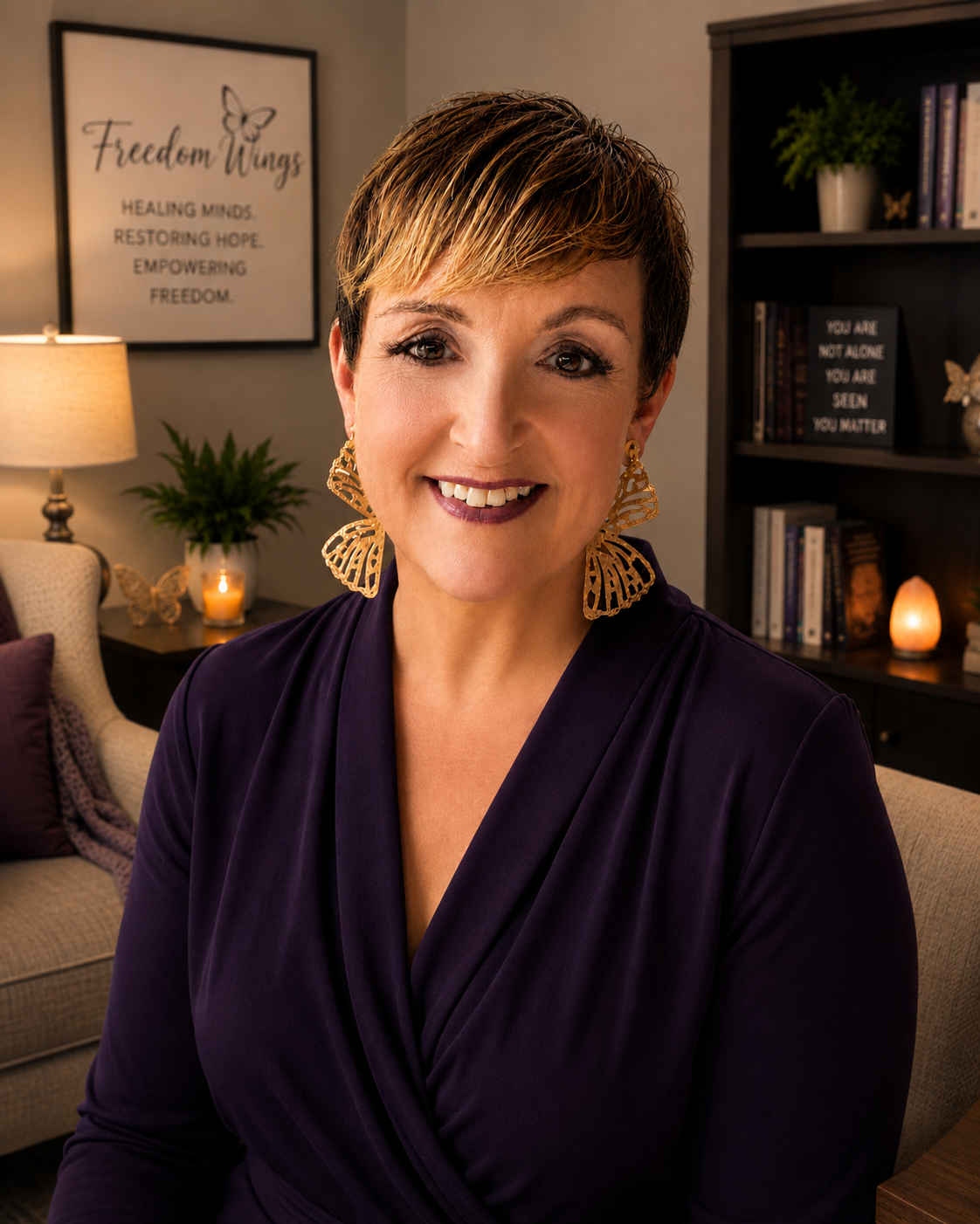 Cassandra Elledge, Licensed Professional Counselor and founder of Freedom Wings
